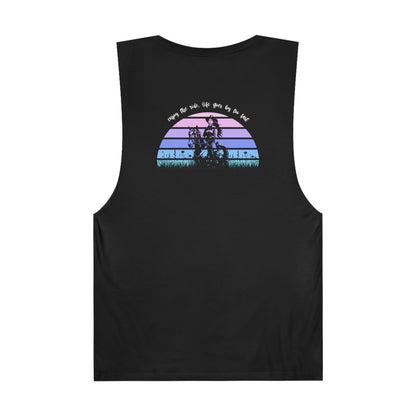 Enjoy the ride, life goes by too fast Unisex Barnard Tank