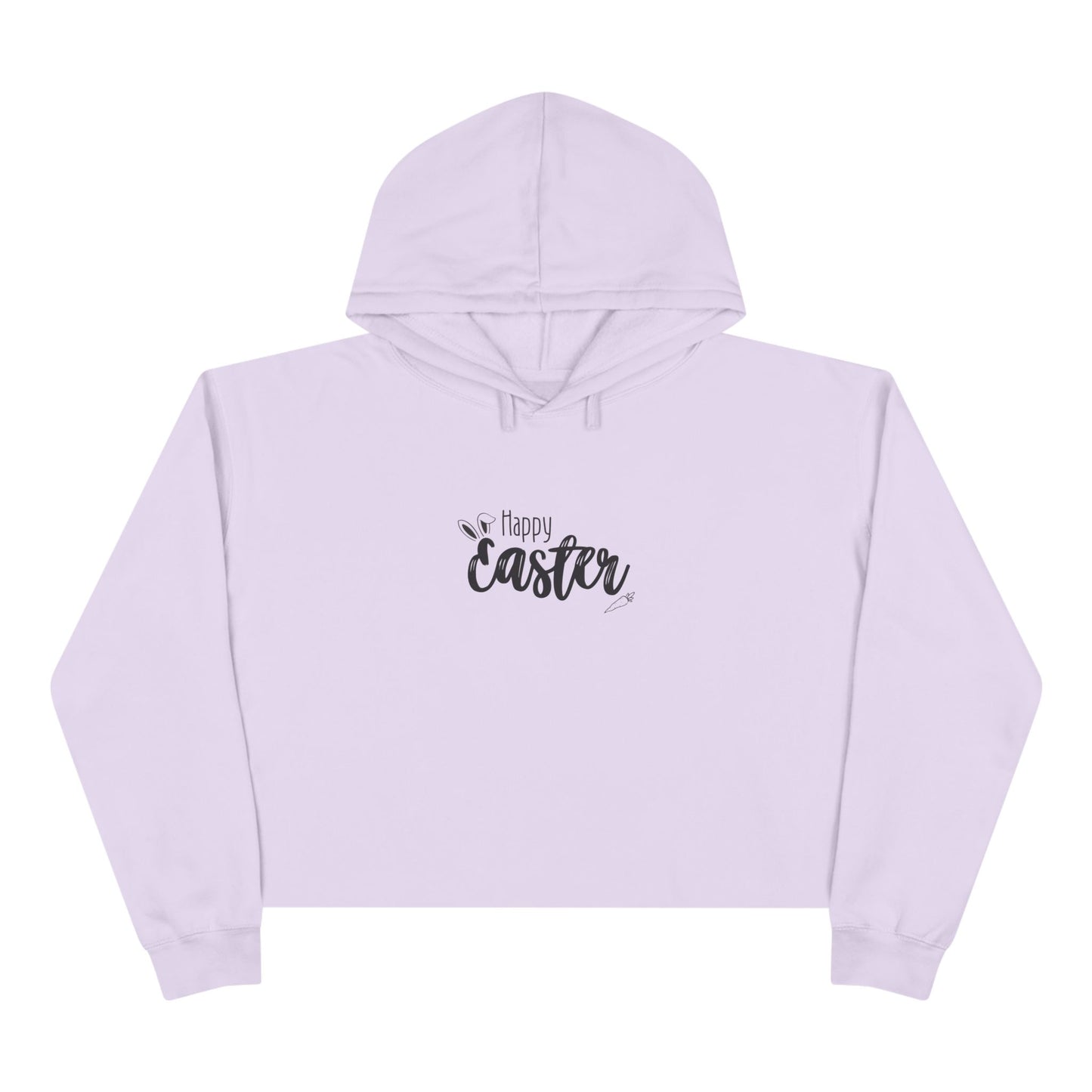 Happy Easter Crop Hoodie