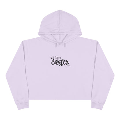 Happy Easter Crop Hoodie