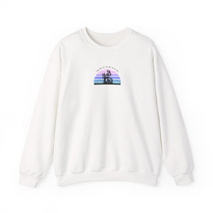 Enjoy the ride, life goes by too fast Unisex Heavy Blend™ Crewneck Sweatshirt