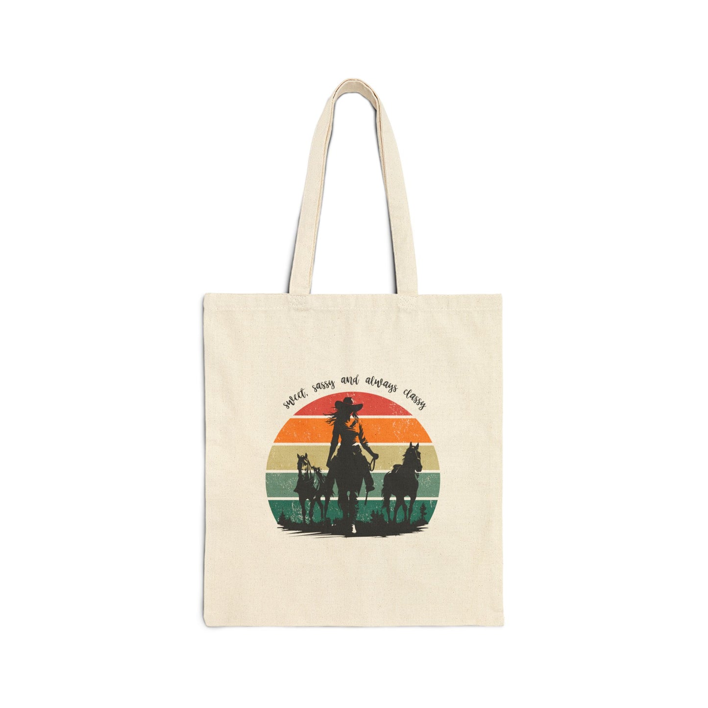 Sweet, sassy and always classy Cotton Canvas Tote Bag