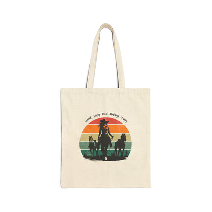 Sweet, sassy and always classy Cotton Canvas Tote Bag